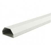 KONIG LCD-PLASMA WIT GESPOTEN ALUMINIUM KABELGOOT 110CM